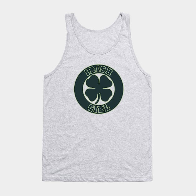 Irish Girl for St Patricks day Tank Top by bubbsnugg